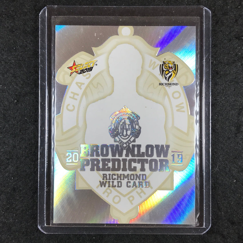 2019 Select AFL Footy Stars RICHMOND WILDCARD Brownlow Predictor Platinum 16/45