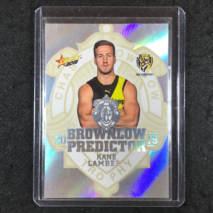 2019 Select AFL Footy Stars KANE LAMBERT Brownlow Predictor Platinum 006/45