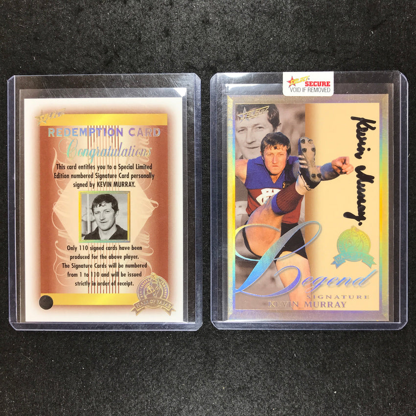 2012 Select AFL Hall of Fame KEVIN MURRAY Legend Signature 76/110