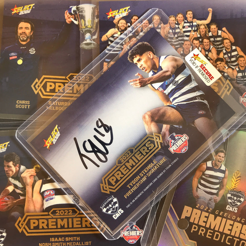 2022 Select AFL Footy Stars PREMIERSHIP REDEMPTION Geelong Set STENGLE 103/185