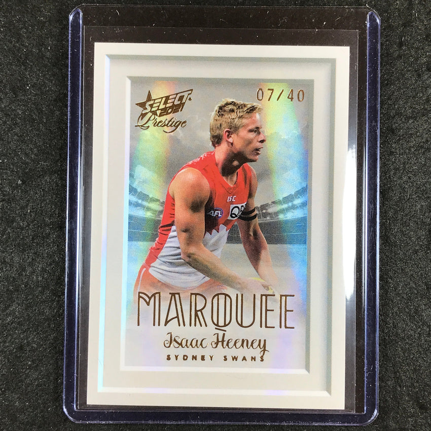 2021 Select AFL Prestige ISAAC HEENEY Marquee 07/40