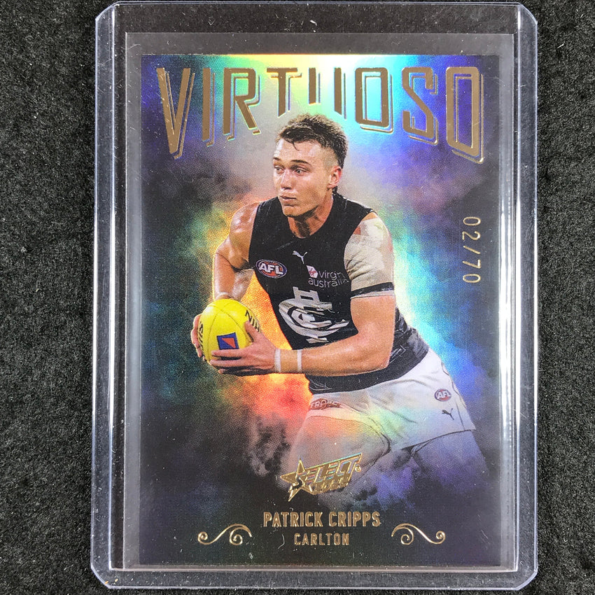 2022 Select AFL Footy Stars PATRICK CRIPPS Virtuoso 02/70