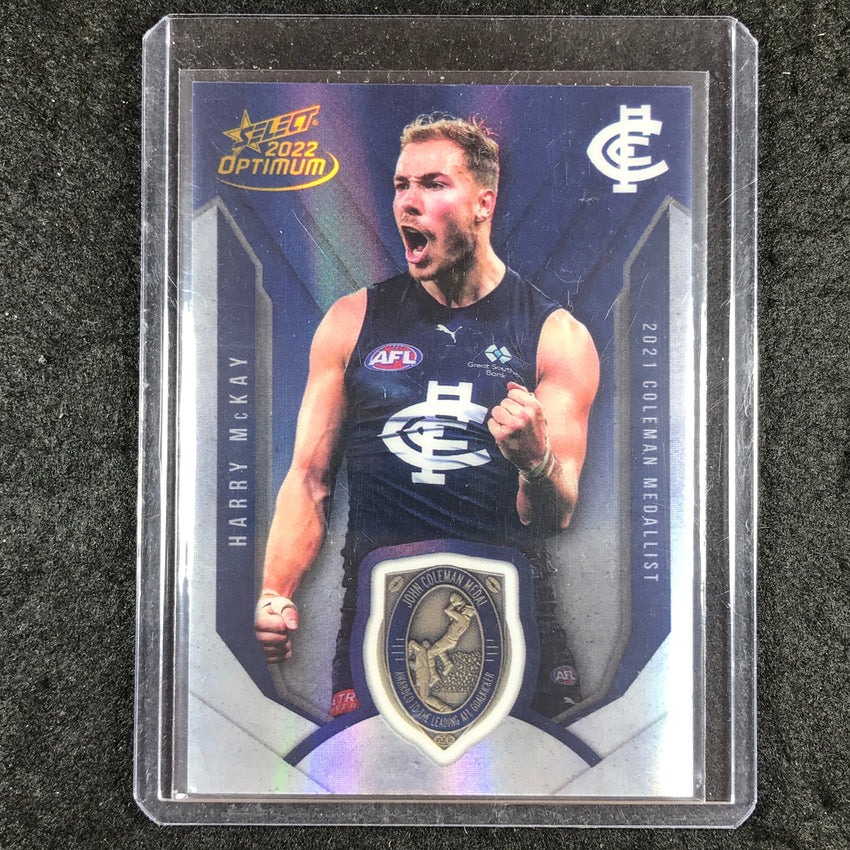 2022 Select AFL Optimum HARRY MCKAY Medal Winner - Coleman Medallist 36/50