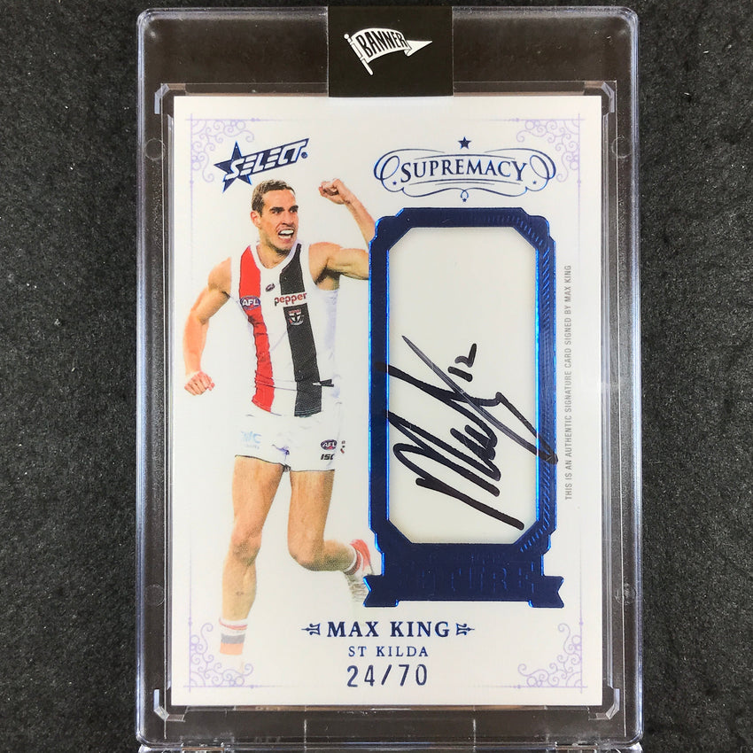 2021 Select AFL Supremacy MAX KING Franchise Future Signature 24/70