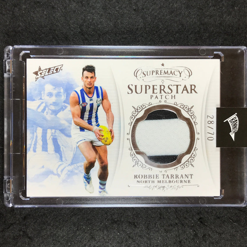 2019 Select AFL Supremacy ROBBIE TARRANT Superstar Patch 28/70
