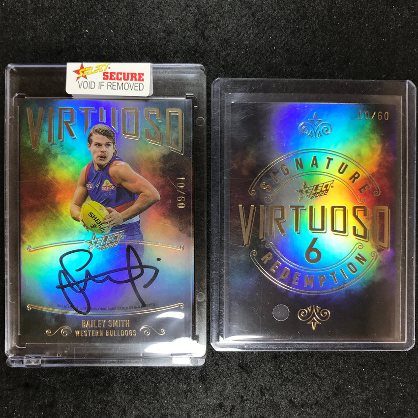 2022 Select AFL Footy Stars BAILEY SMITH Virtuoso Signature 10/60