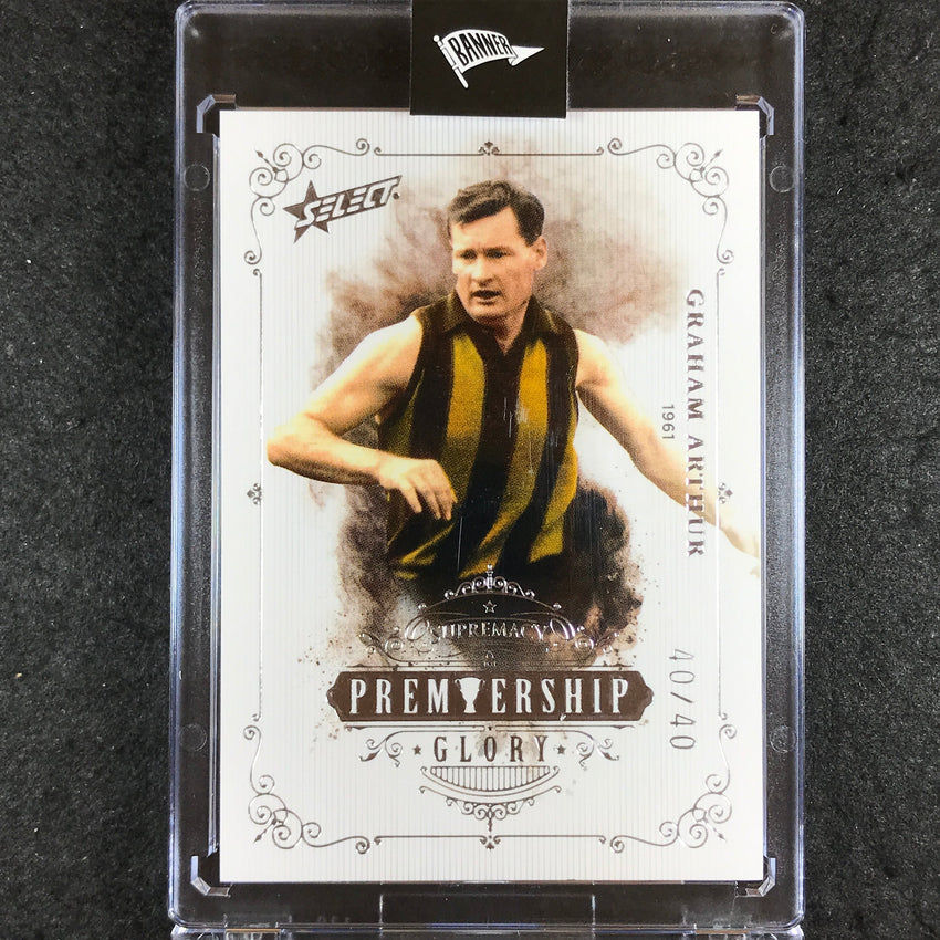 2019 Select AFL Supremacy GRAHAM ARTHUR Premiership Glory 40/40