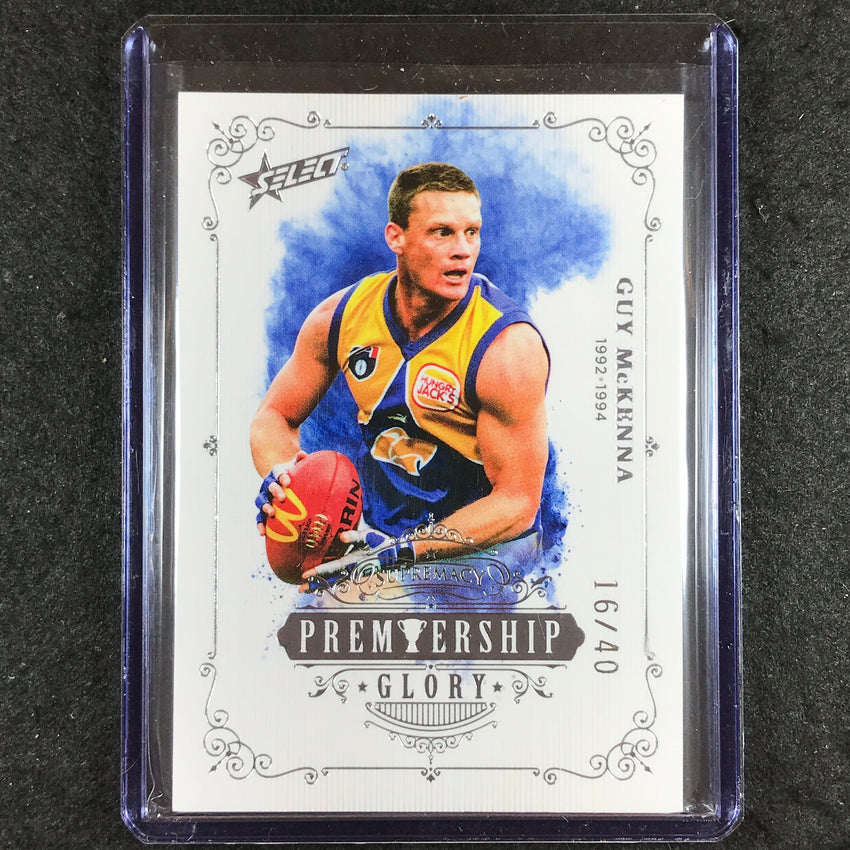 2021 Select AFL Supremacy GUY MCKENNA Goalkicking Greats 16/40