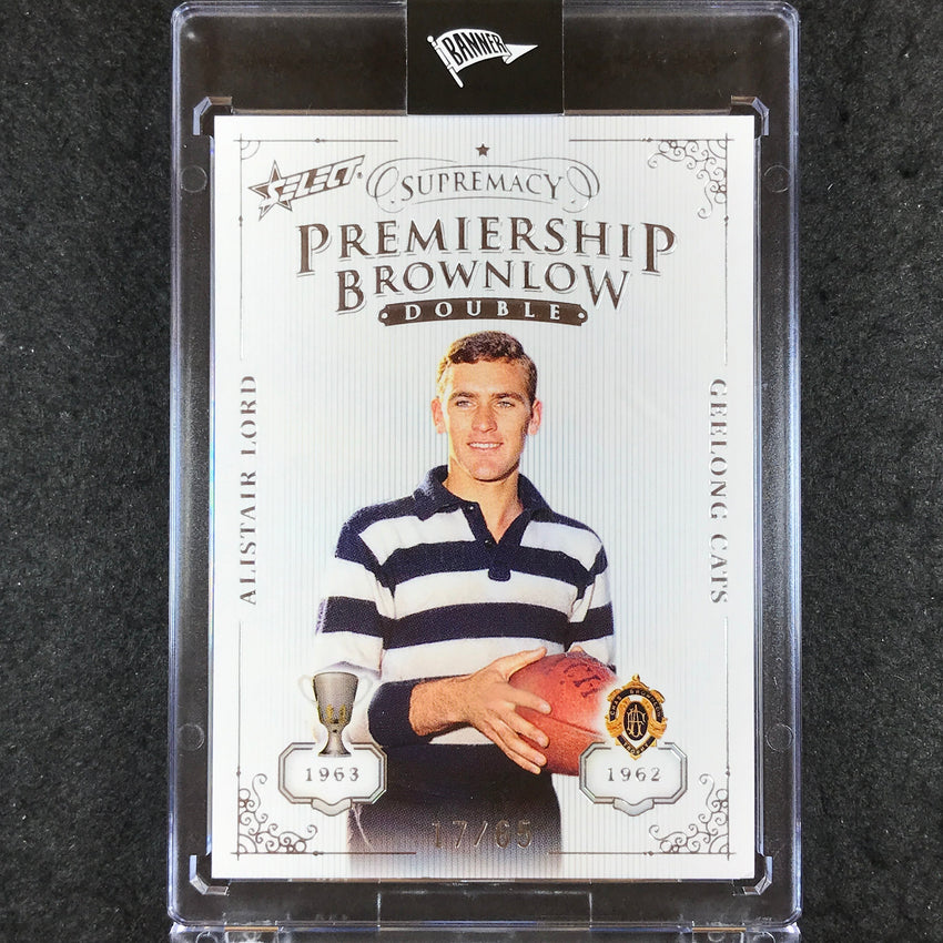 2019 Select AFL Supremacy ALISTAIR LORD Premiership Brownlow Double 17/65