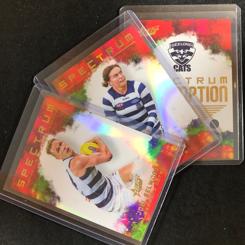2022 Select AFL Footy Stars GEELONG Spectrum 1 SELWOOD MCDONALD 69/125