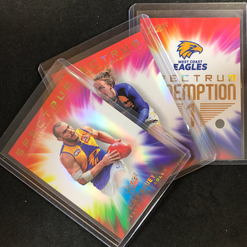 2023 Select AFL Footy Stars WEST COAST Spectrum 1 SHUEY SWANSON 001/125