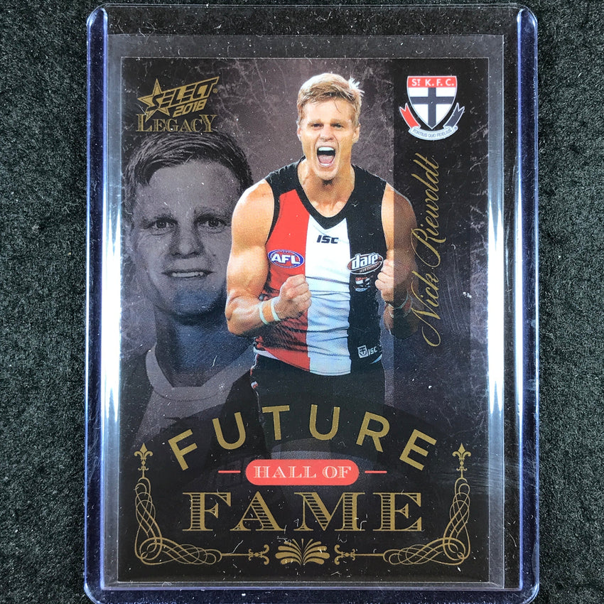 2018 Select AFL Legacy NICK RIEWOLDT Future Hall of Fame 41/50