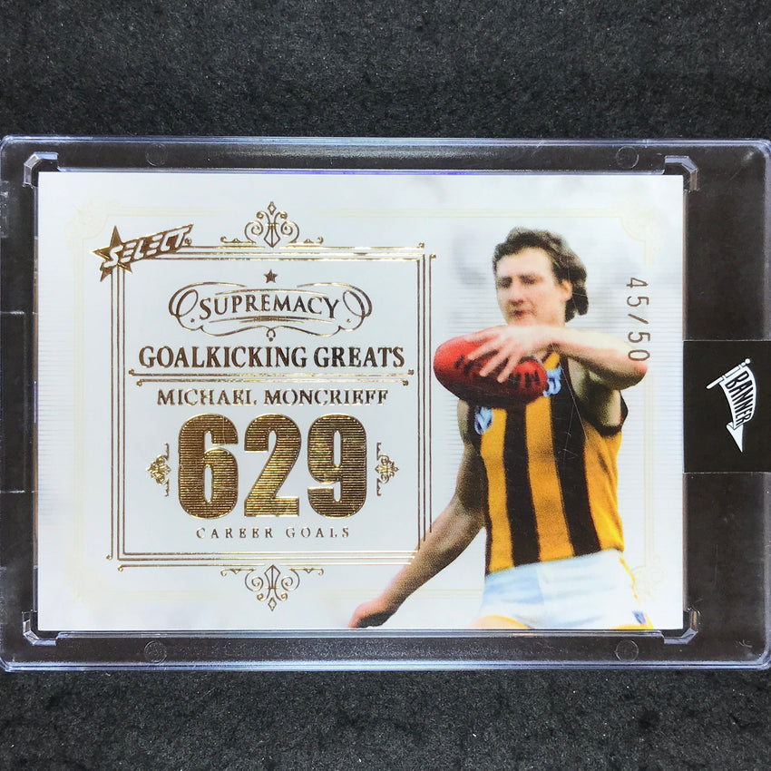 2021 Select AFL Supremacy MICHAEL MONCRIEFF Goalkicking Greats 45/50