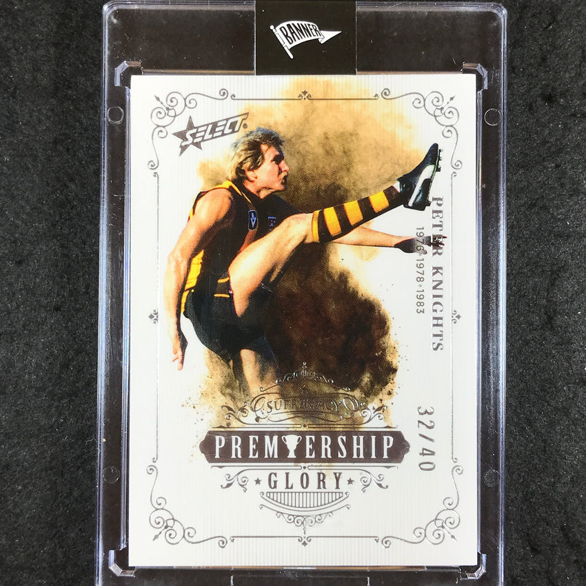 2021 Select AFL Supremacy PETER KNIGHTS Premiership Glory 32/40