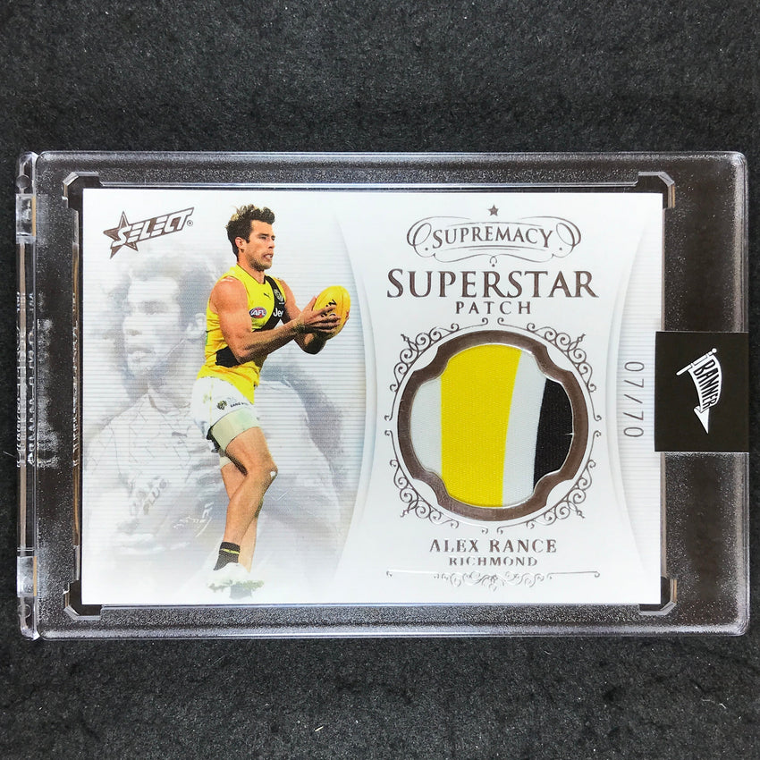 2019 Select AFL Supremacy ALEX RANCE Superstar Patch 07/70
