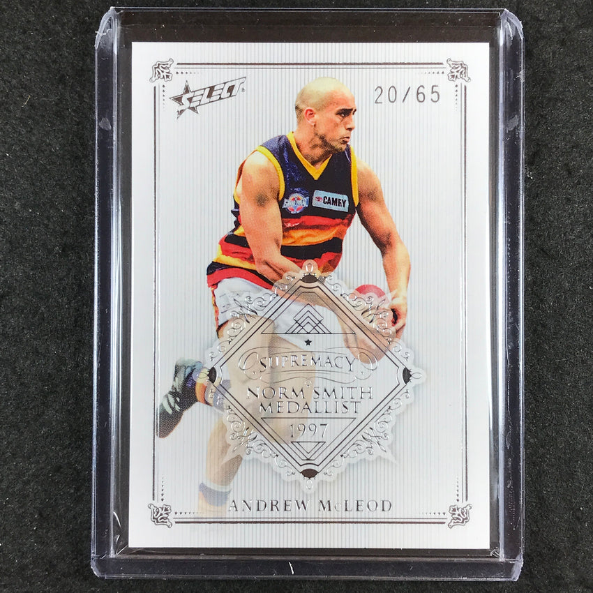 2021 Select AFL Supremacy ANDREW MCLEOD Norm Smith Medallist NSM17 20/65