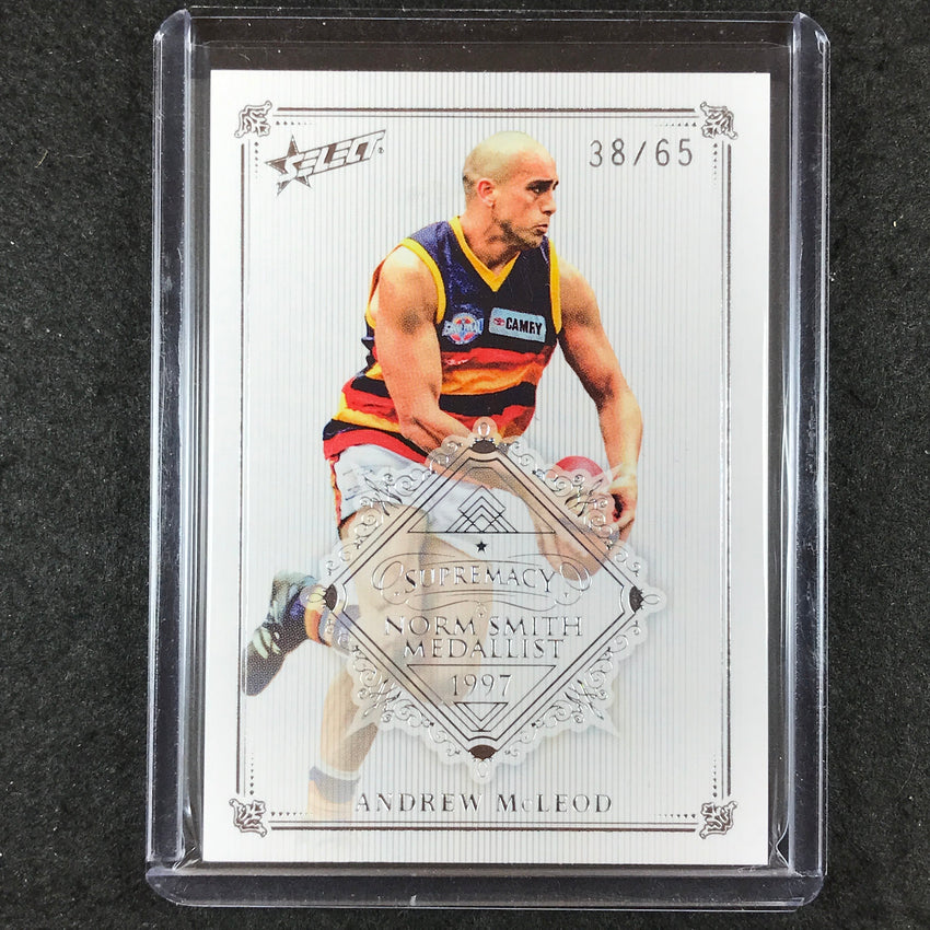 2021 Select AFL Supremacy ANDREW MCLEOD Norm Smith Medallist NSM17 38/65