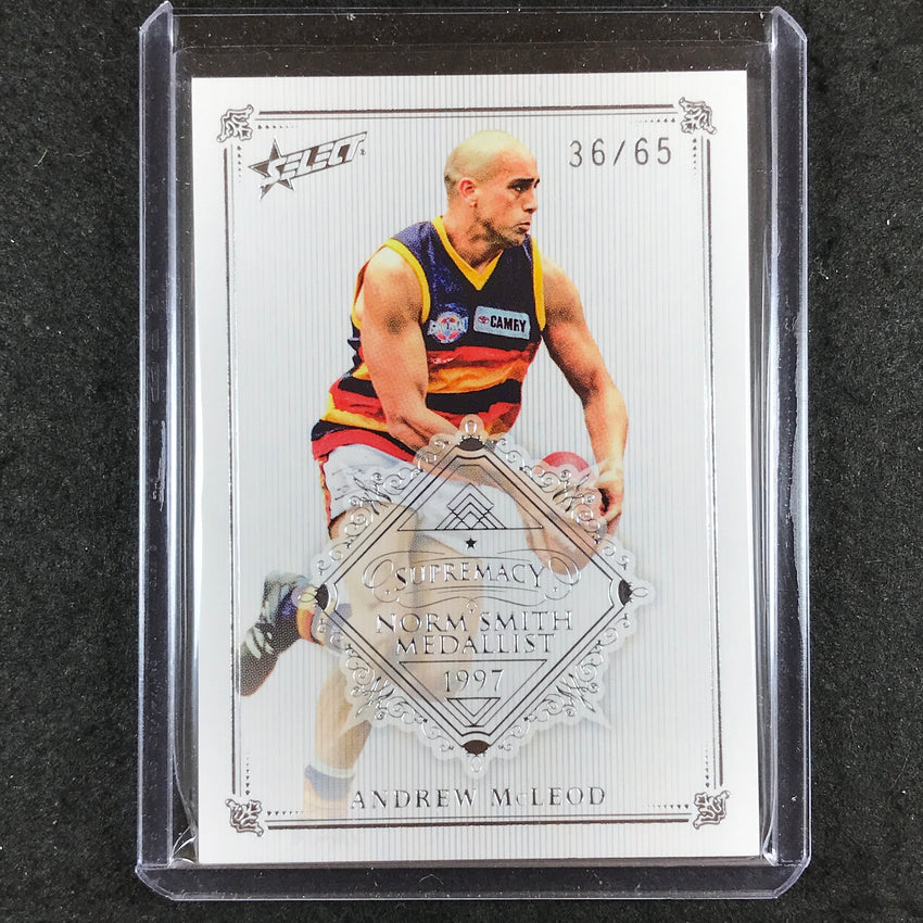 2021 Select AFL Supremacy ANDREW MCLEOD Norm Smith Medallist NSM17 36/65