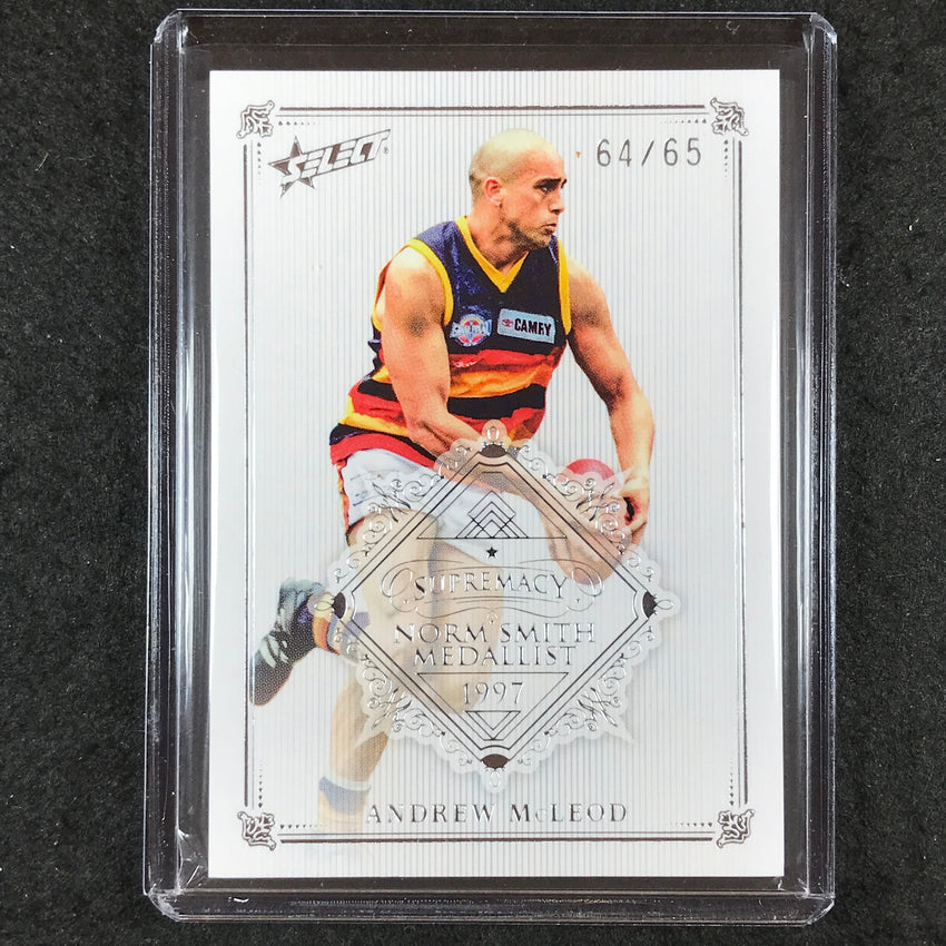 2021 Select AFL Supremacy ANDREW MCLEOD Norm Smith Medallist NSM17 64/65