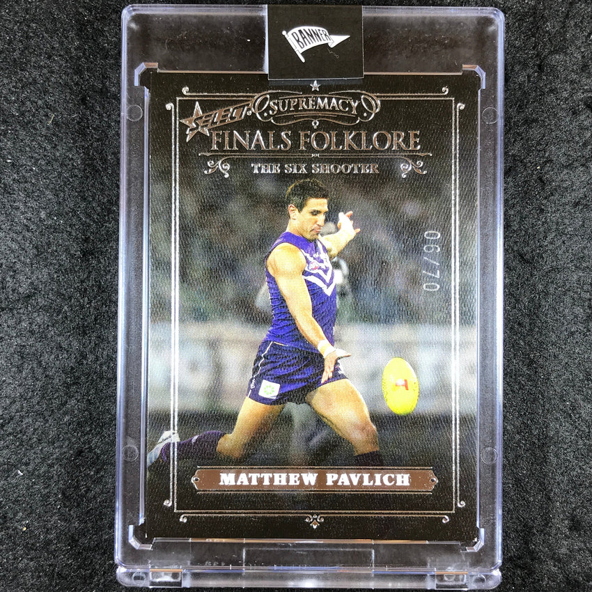 2021 Select AFL Supremacy MATTHEW PAVLICH Finals Folklore 06/70