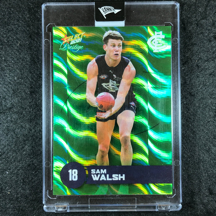 2021 Select AFL Prestige SAM WALSH Green 16/60