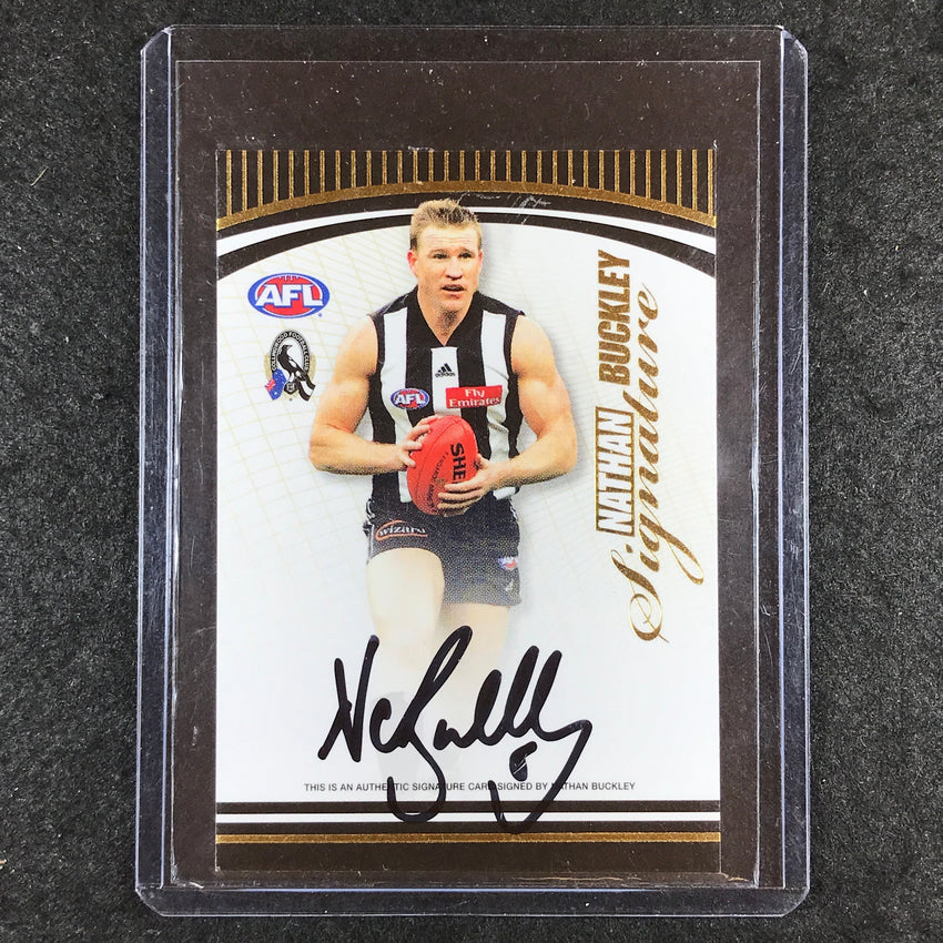 2007 Select AFL Herald Sun NATHAN BUCKLEY Signature 458/1000