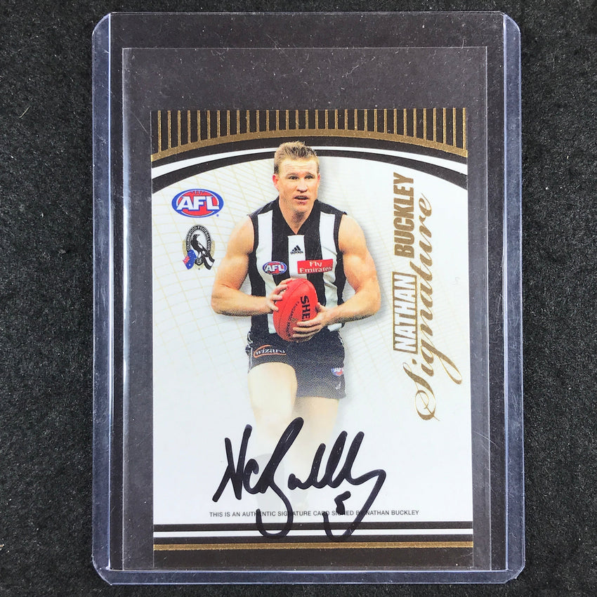 2007 Select AFL Herald Sun NATHAN BUCKLEY Signature 466/1000
