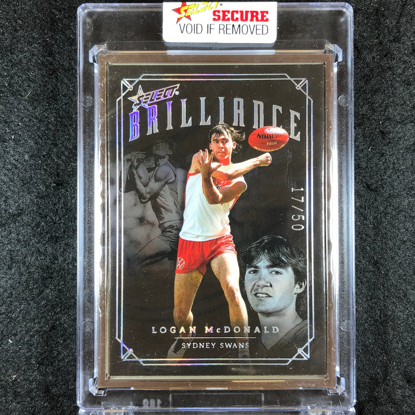 2022 Select AFL Brilliance LOGAN MCDONALD Platinum Frame 17/50