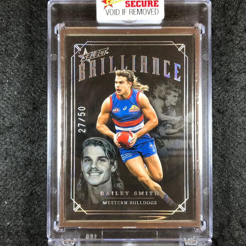 2022 Select AFL Brilliance BAILEY SMITH Platinum Frame 27/50