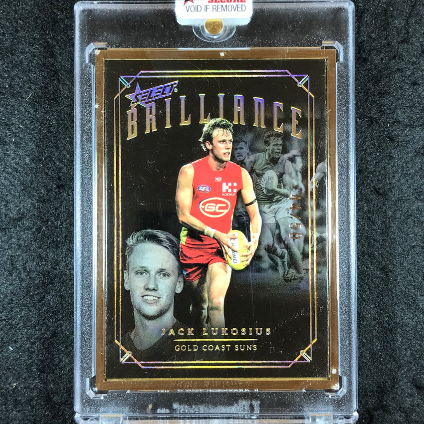 2020 Select AFL Brilliance JACK LUKOSIUS Gold Frame 44/50