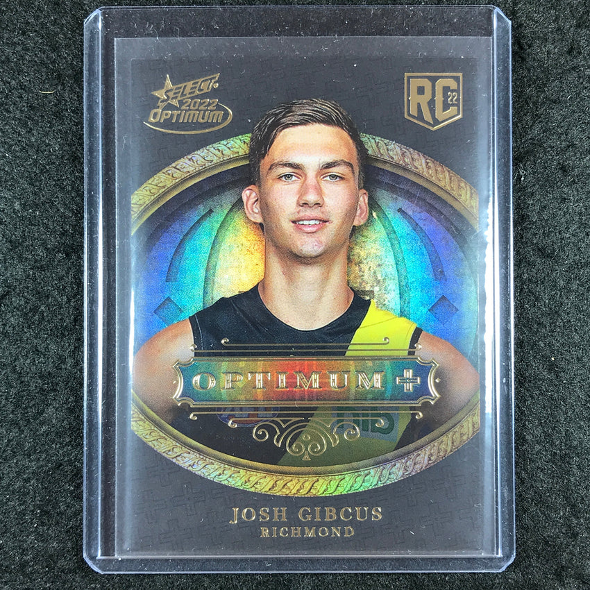 2022 Select AFL Optimum JOSH GIBCUS Optimum Plus RC 57/115