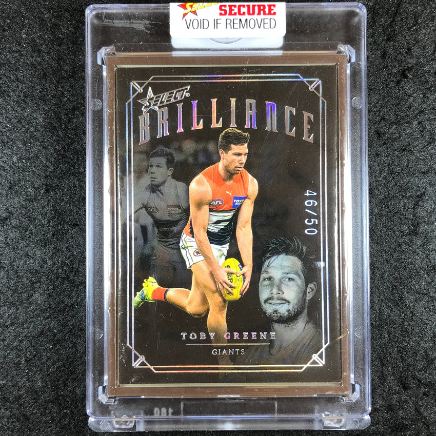 2022 Select AFL Brilliance TOBY GREENE Platinum Frame 46/50