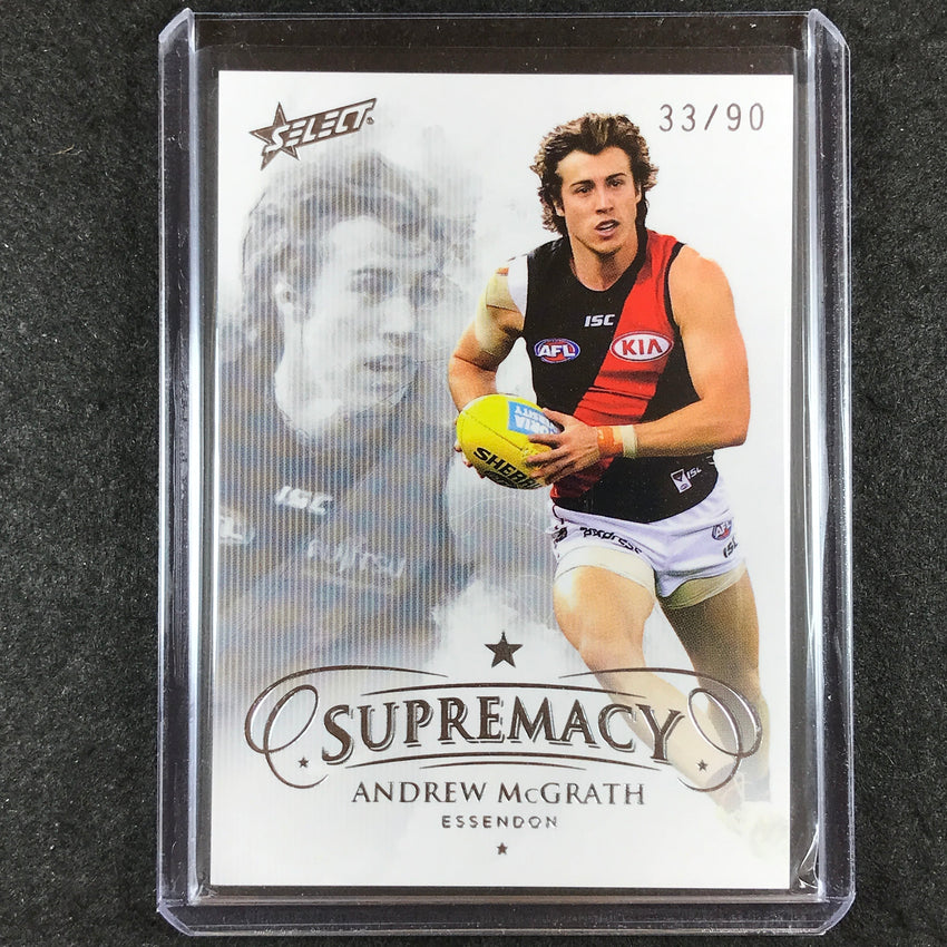 2019 Select AFL Supremacy ANDREW MCGRATH Base 33/90