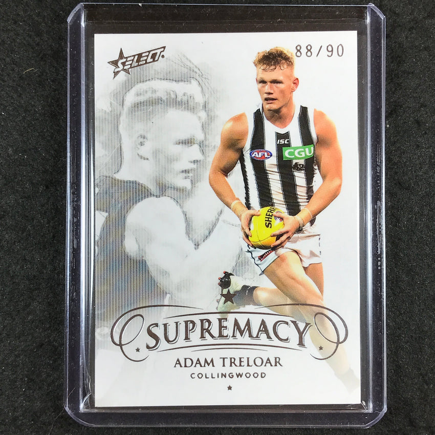2019 Select AFL Supremacy ADAM TRELOAR Base 88/90