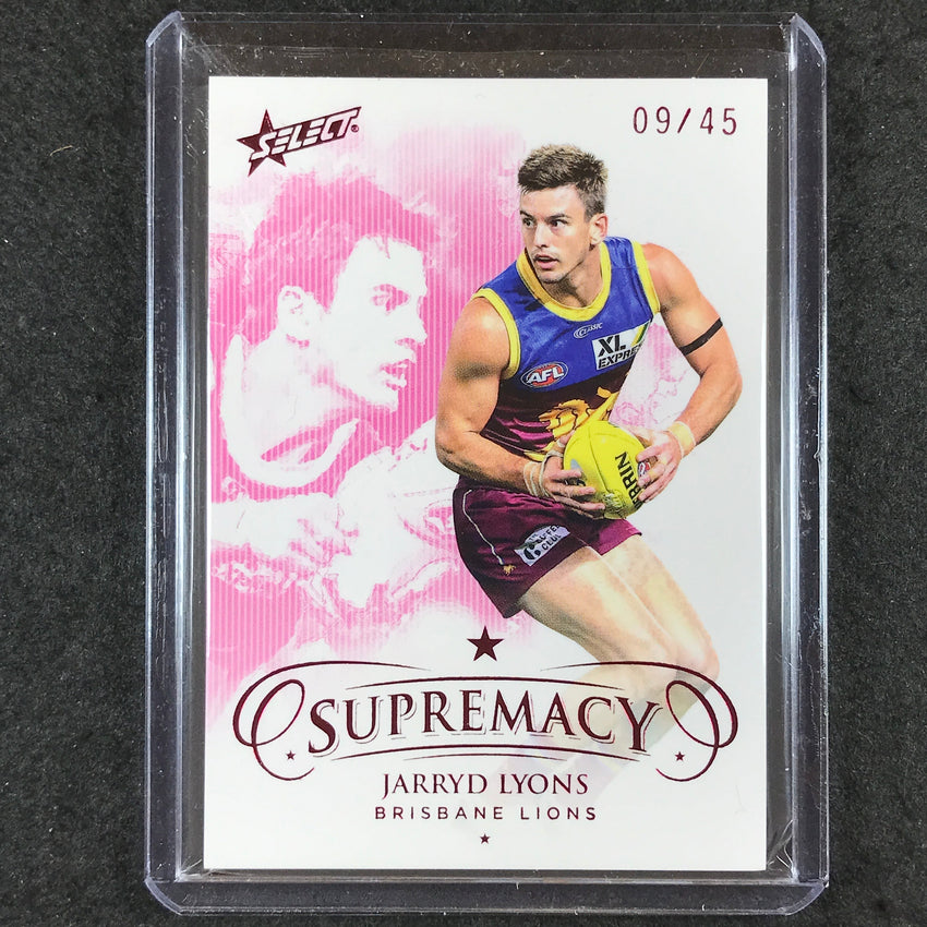 2021 Select AFL Supremacy JARRYD LYONS Base Red 09/45