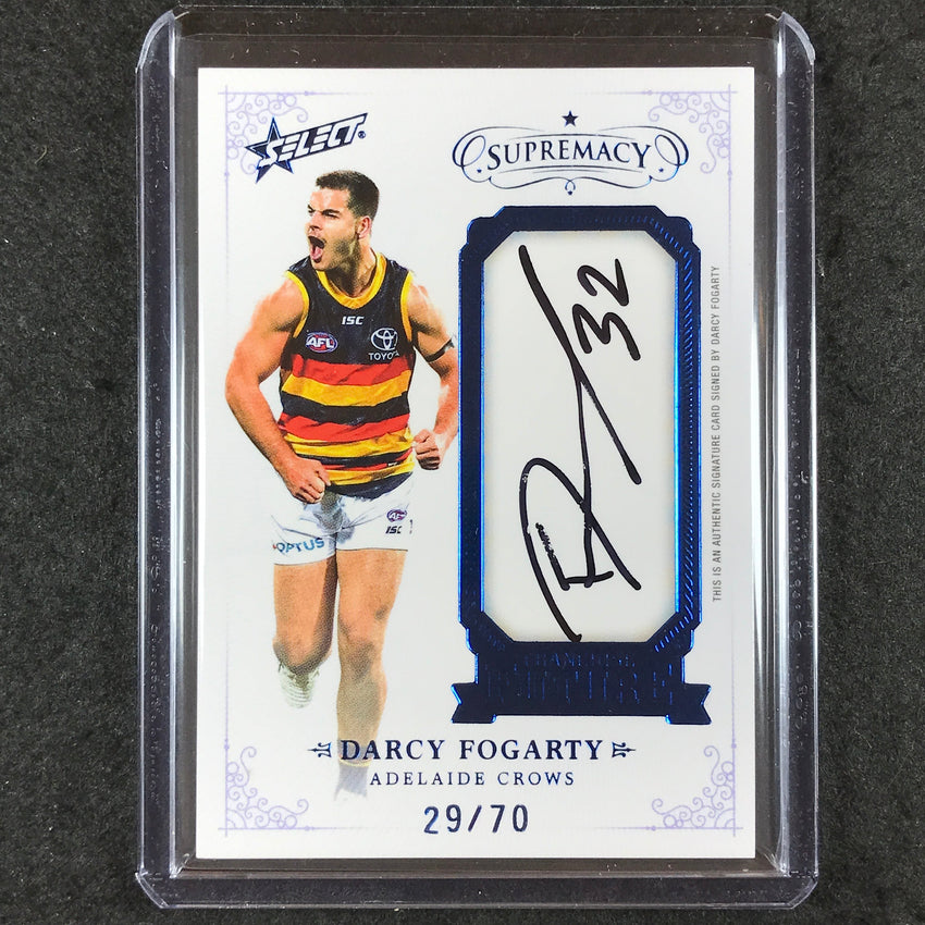 2021 Select AFL Supremacy DARCY FOGARTY Franchise Future Signature 29/70