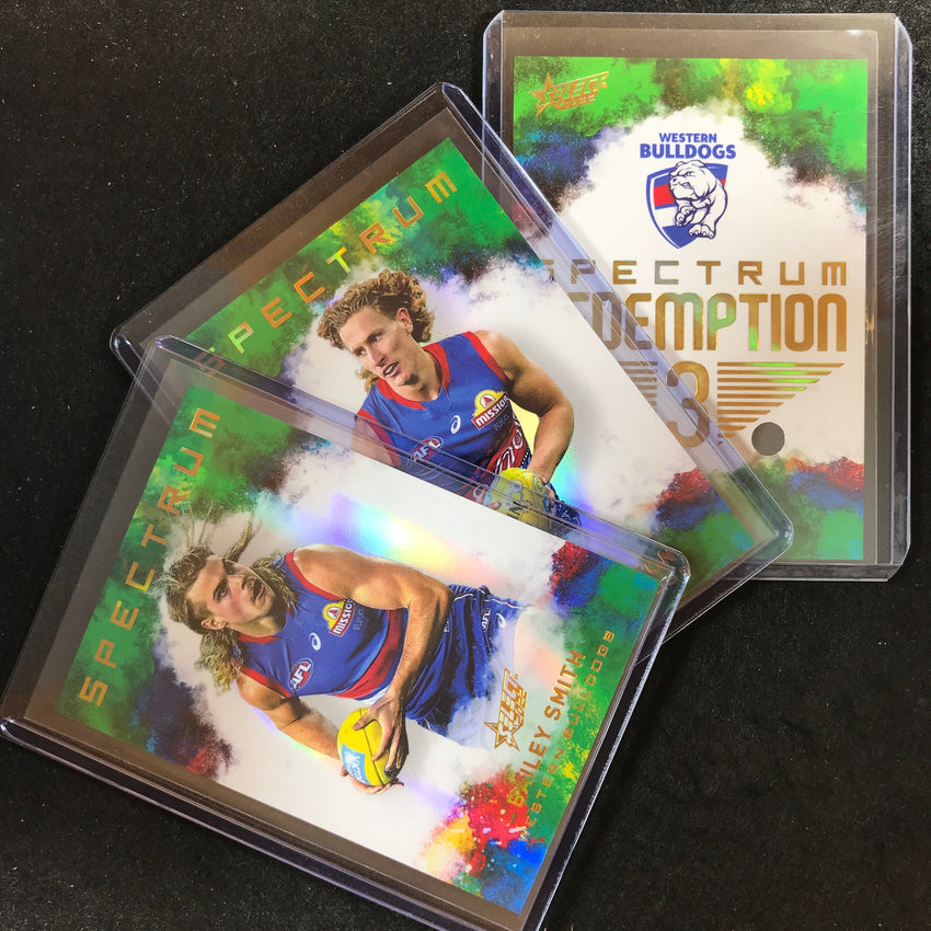 2022 Select AFL Footy Stars WESTERN BULLDOGS Spectrum 3 NAUGHTON SMITH 98/125