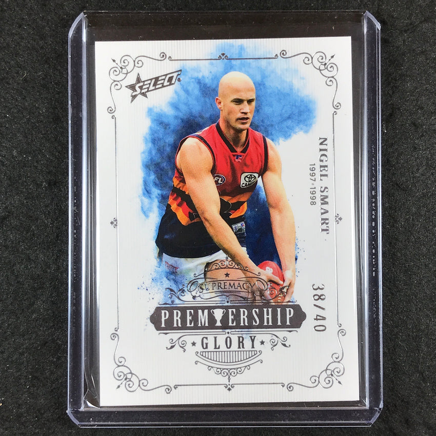 2021 Select AFL Supremacy NIGEL SMART Premiership Glory 38/40