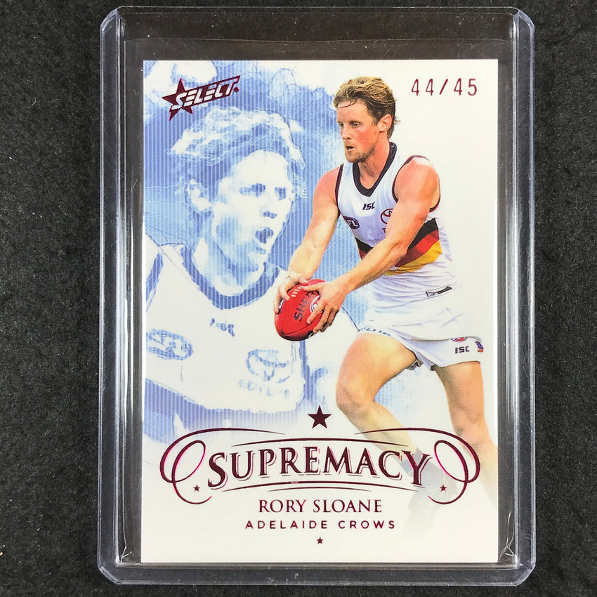 2021 Select AFL Supremacy RORY SLOANE Base Red 44/45