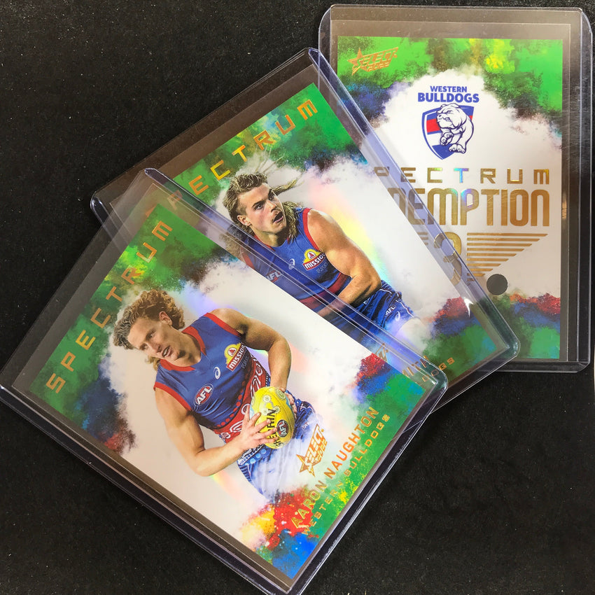 2022 Select AFL Footy Stars WESTERN BULLDOGS Spectrum 3 NAUGHTON SMITH 107/125