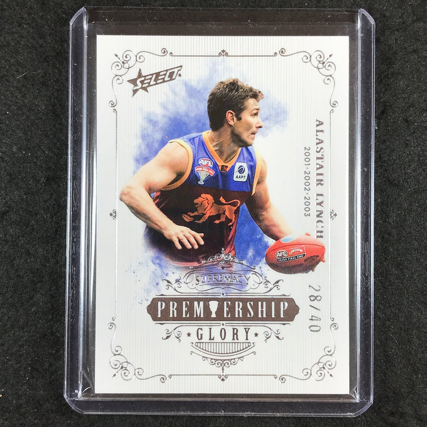 2021 Select AFL Supremacy ALASTAIR LYNCH Premiership Glory 28/40