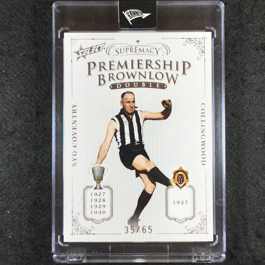 2021 Select AFL Supremacy ERIC COVENTRY Premiership Brownlow Double 35/65