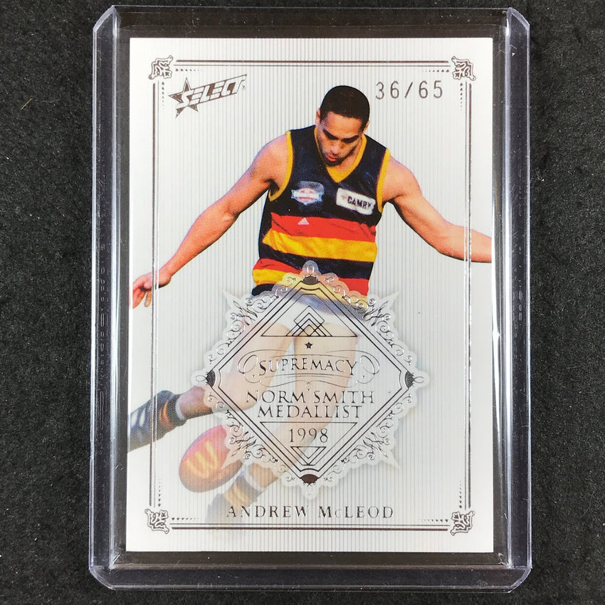 2021 Select AFL Supremacy ANDREW MCLEOD Norm Smith Medallist NSM18 36/65