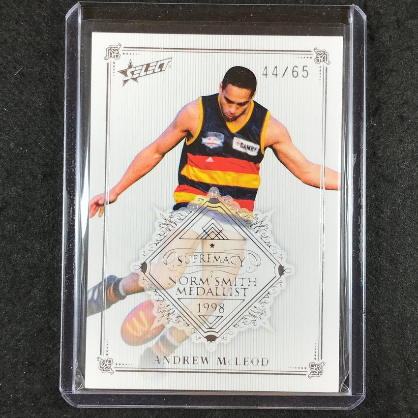2021 Select AFL Supremacy ANDREW MCLEOD Norm Smith Medallist NSM18 44/65