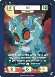 Ixi (Ghost) - DON-089 - SR - Neopets TCG  Defenders of Neopia 1st Edition