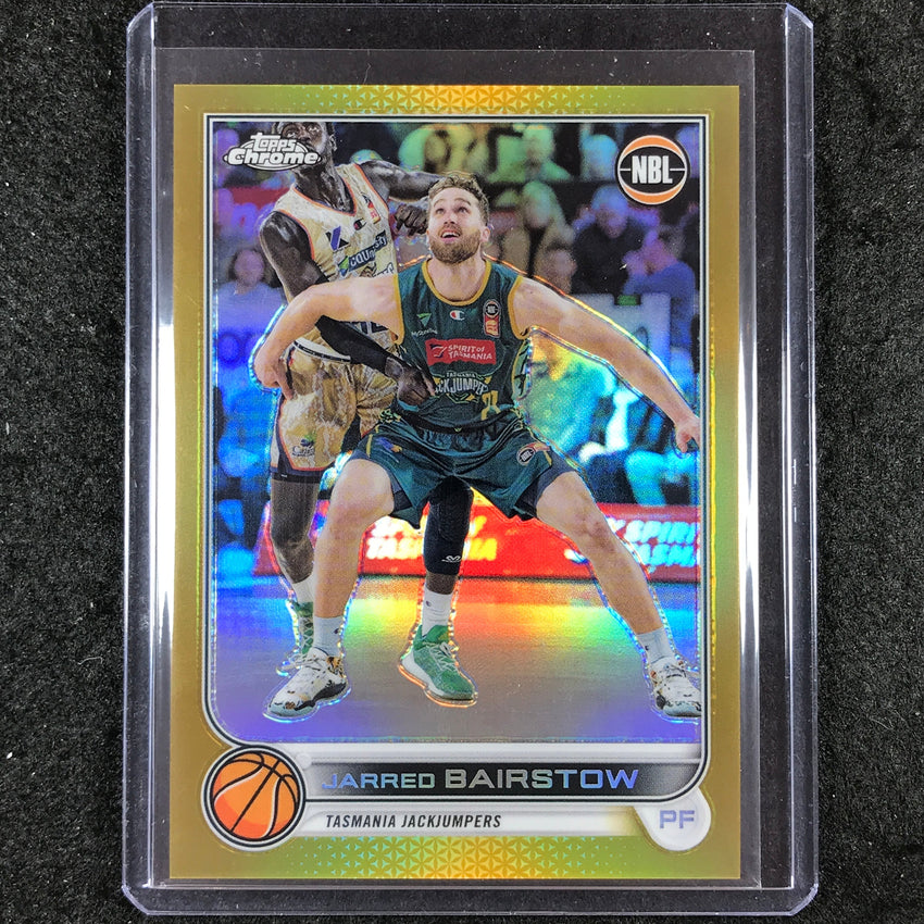 2022-23 Topps Chrome NBL JARRED BAIRSTOW Gold 14/50 #99