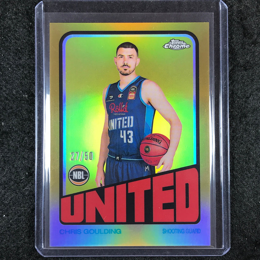 2022-23 Topps Chrome NBL CHRIS GOULDING 1972 Topps Gold 27/50