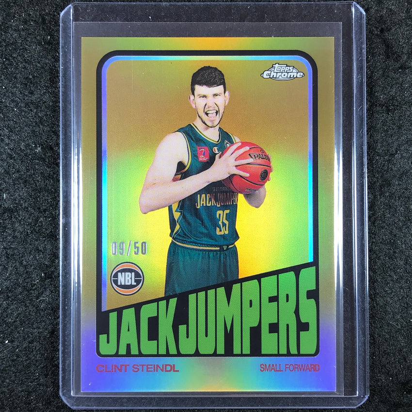 2022-23 Topps Chrome NBL CLINT STEINDL 1972 Topps Gold 9/50