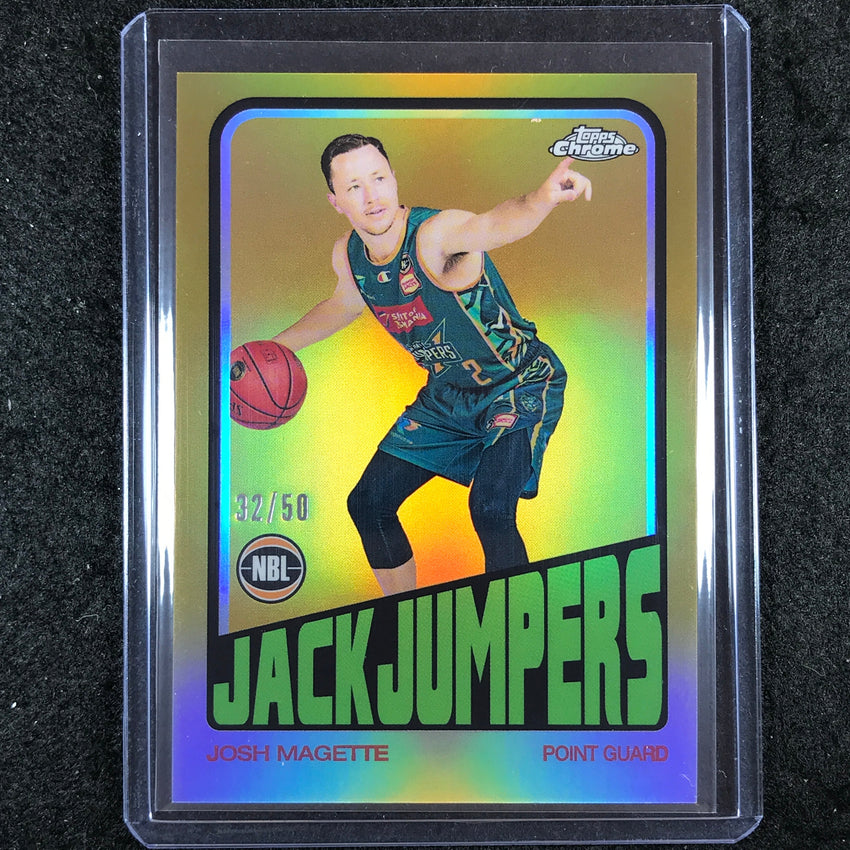 2022-23 Topps Chrome NBL JOSH MAGETTE 1972 Topps Gold 32/50