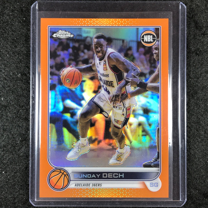 2022-23 Topps Chrome NBL SUNDAY DECH Orange 5/25 #2